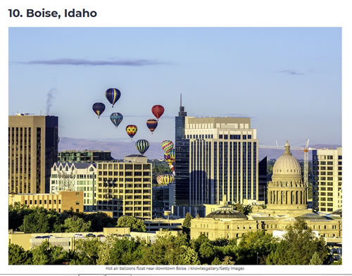 Safe city - Boise, Idaho