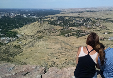 View of Boise from Table Rock